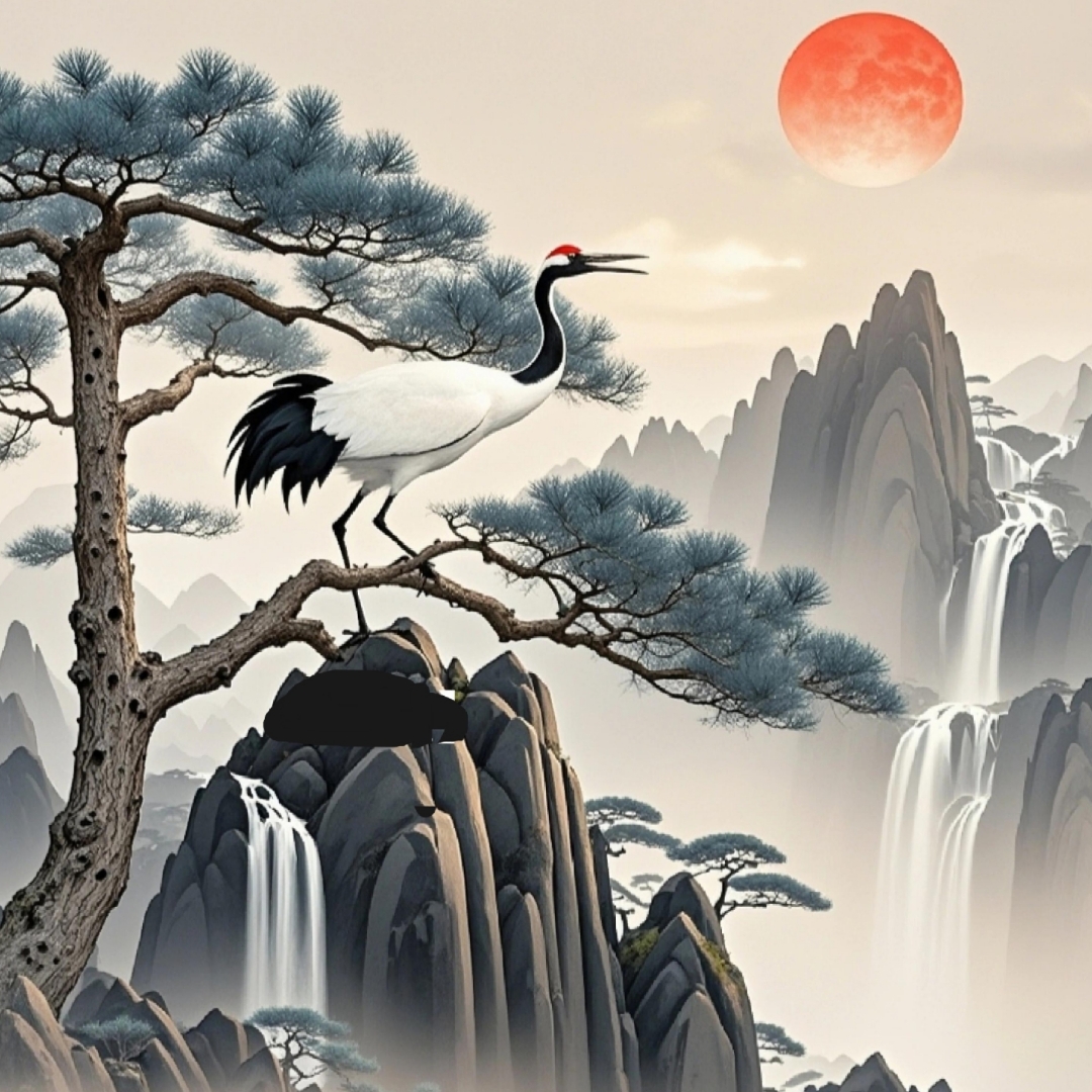 它的身影在阳光下渐渐淡去,留下一片空灵的宁静与无尽的遐想