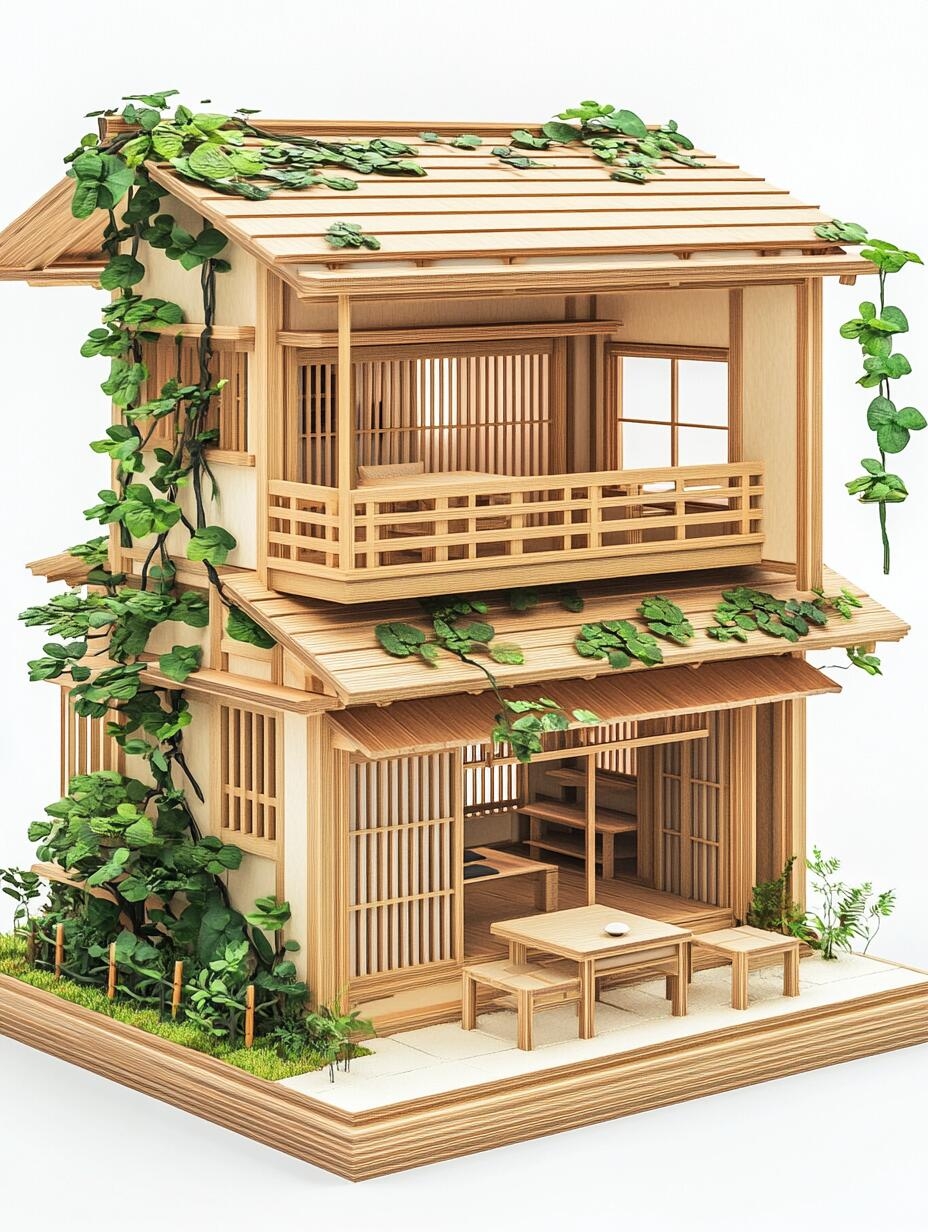 超萌微缩木头屋,童话里的梦幻居所仿佛置身仙境,心灵得以悠然栖息