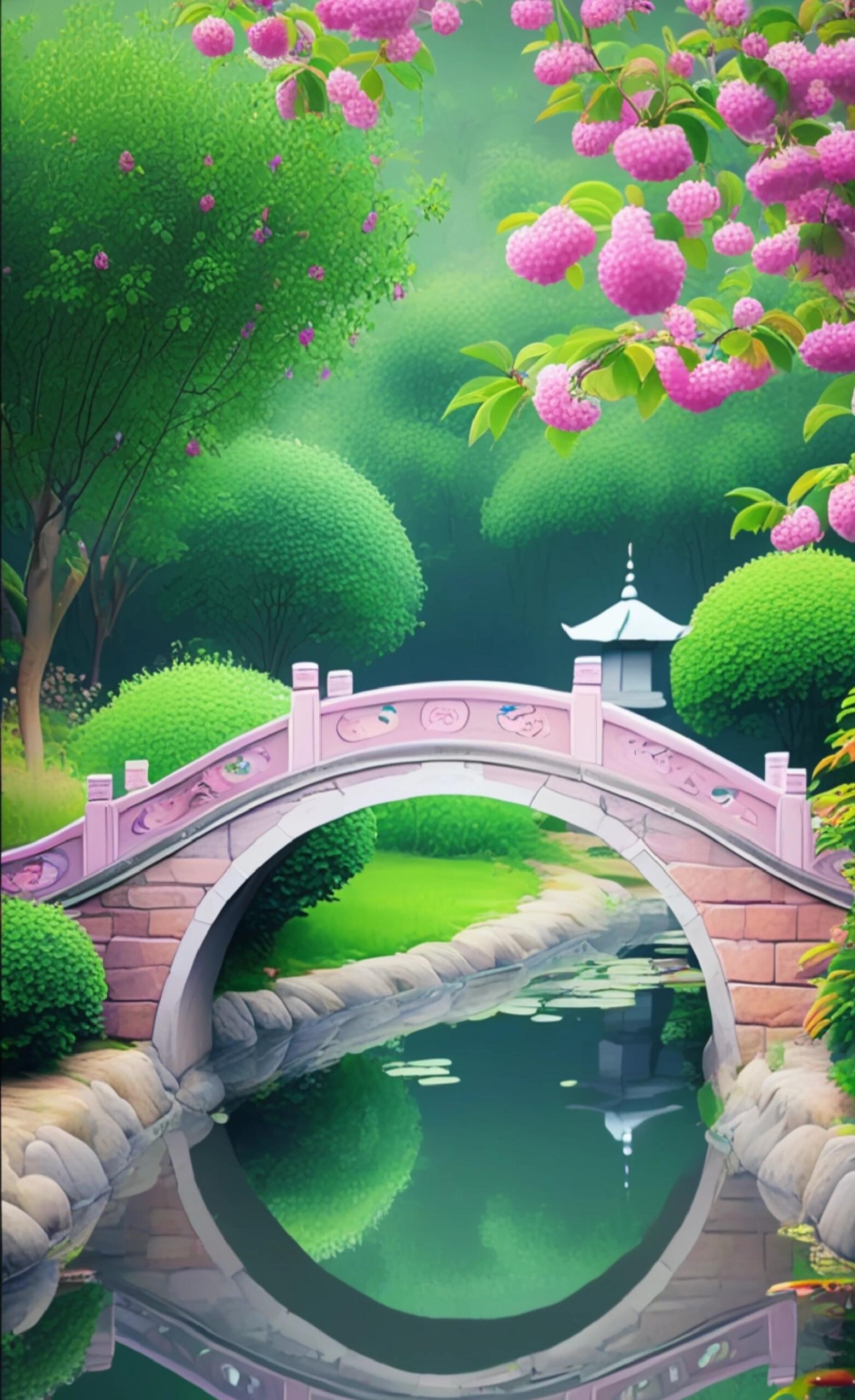 好美的水桥流水人家!#热点引擎计划