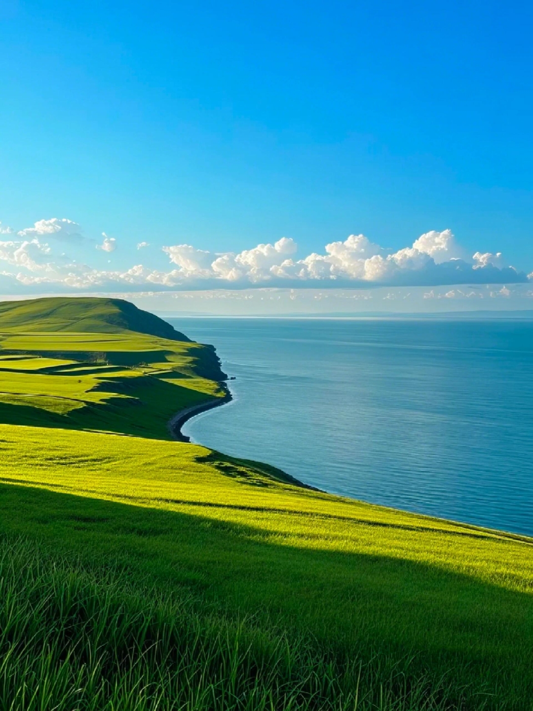 在阳光下绽放的海岸线,仿佛是大自然精心布置的视觉盛宴,周末的邀约已