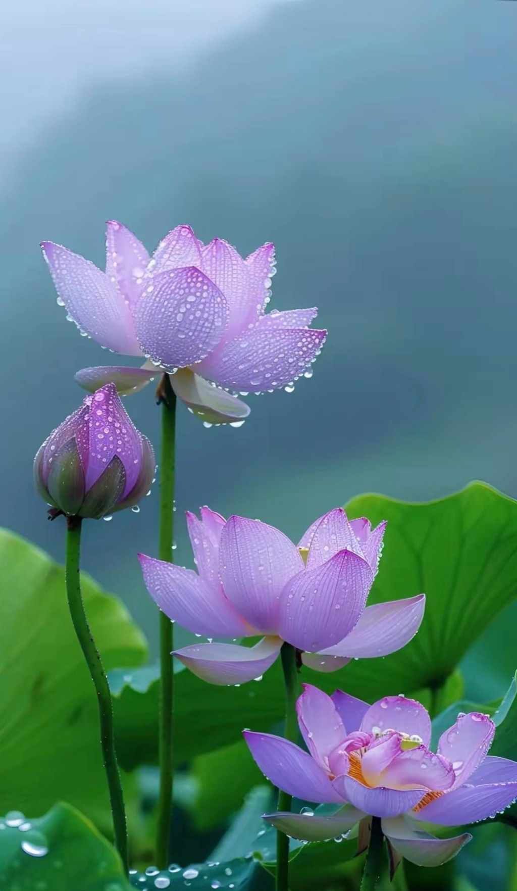 在雨露的深情润泽下