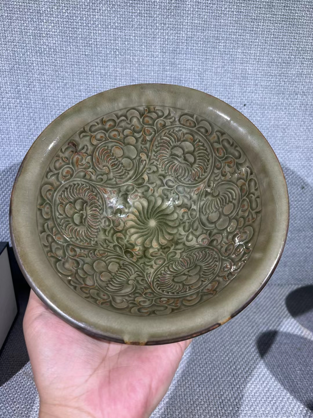 耀州窑刻花碗