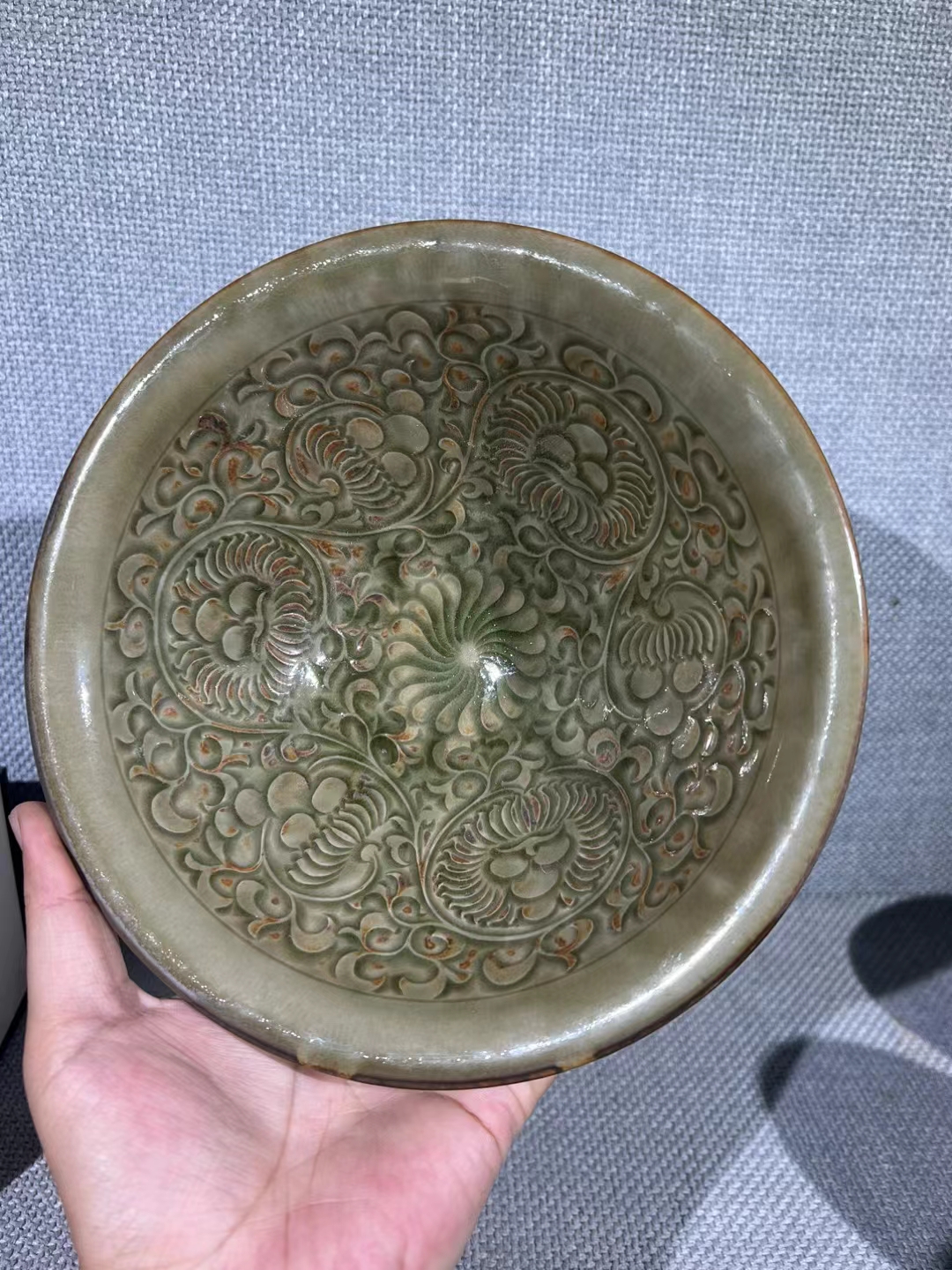 耀州窑刻花碗