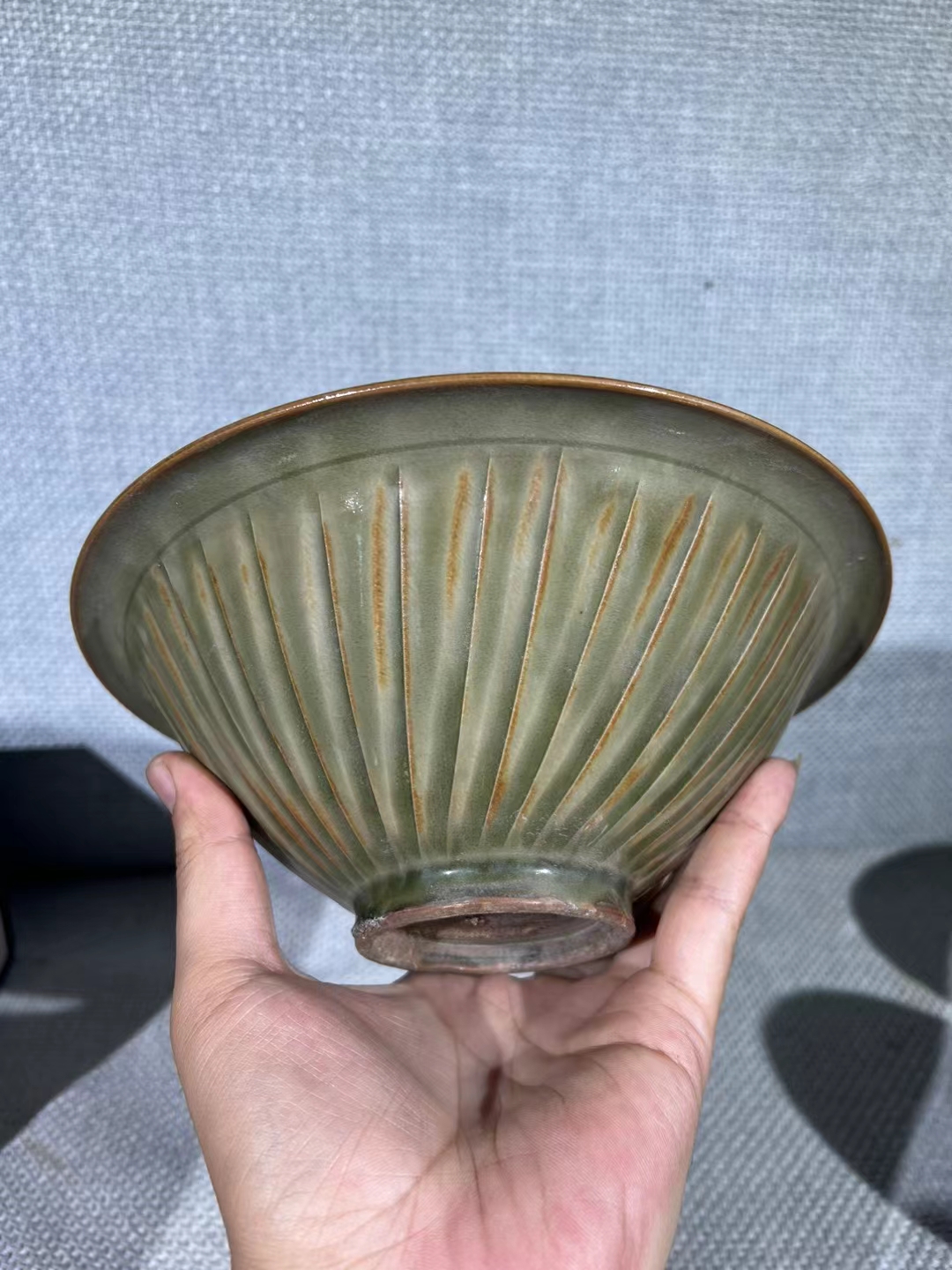 耀州窑刻花碗