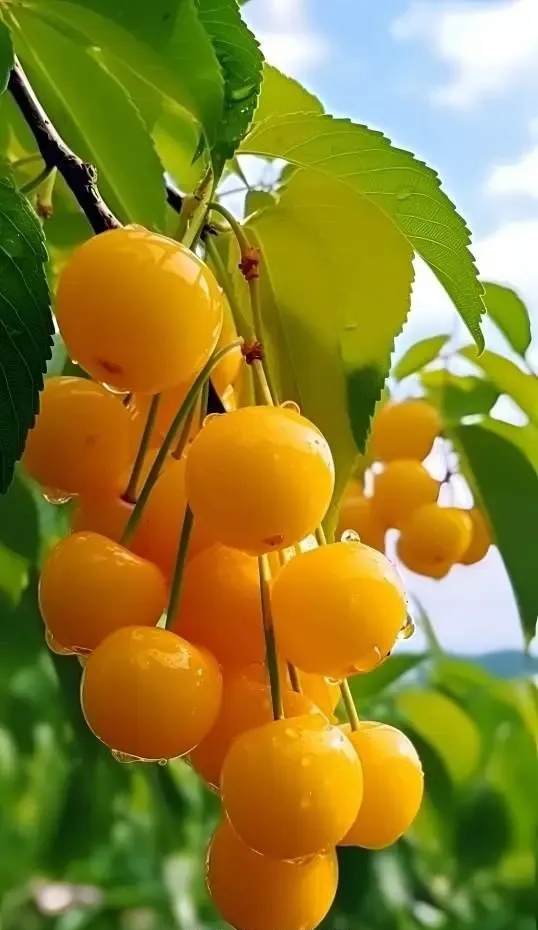 摄影作品《黄樱桃》