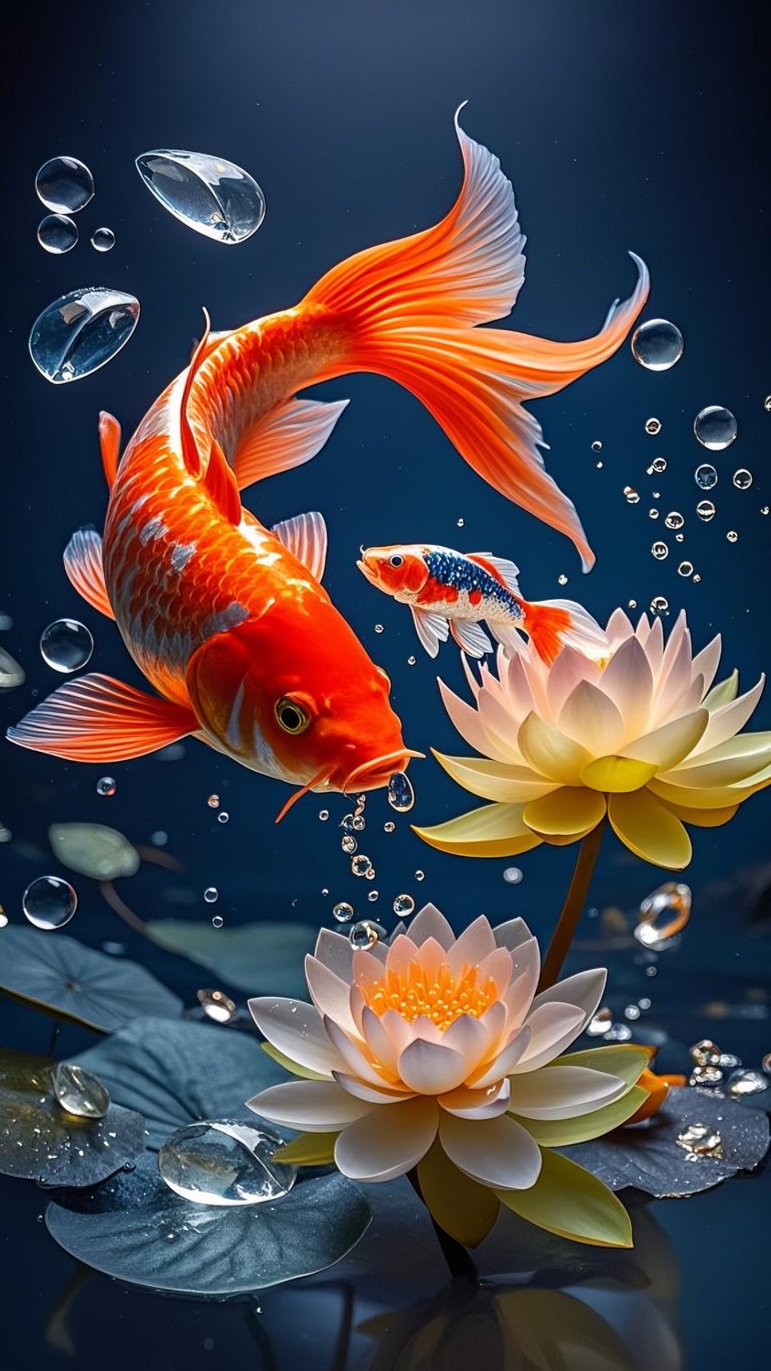 厚彩写实油画《年年有鱼》