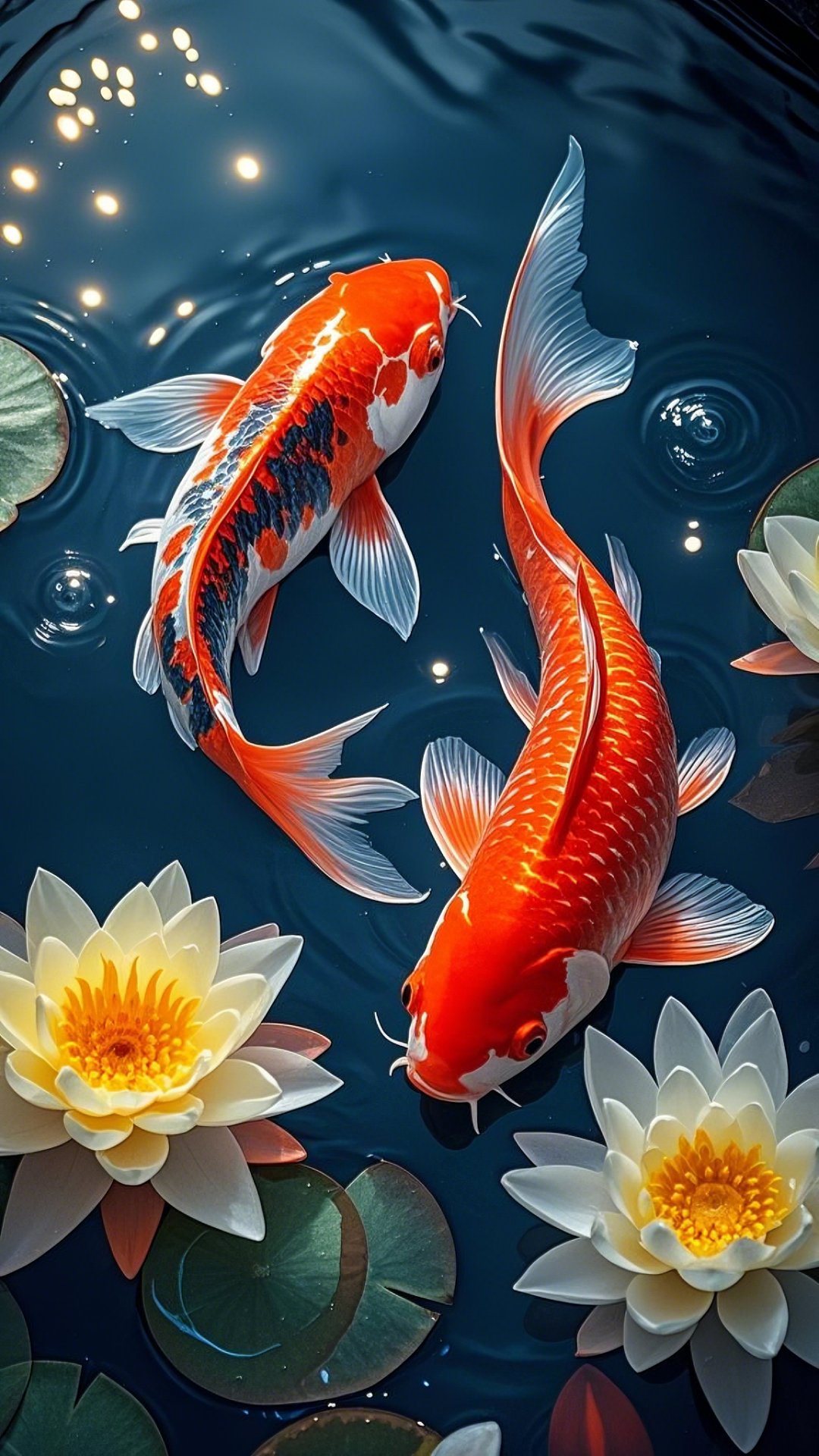 厚彩写实油画《年年有鱼》