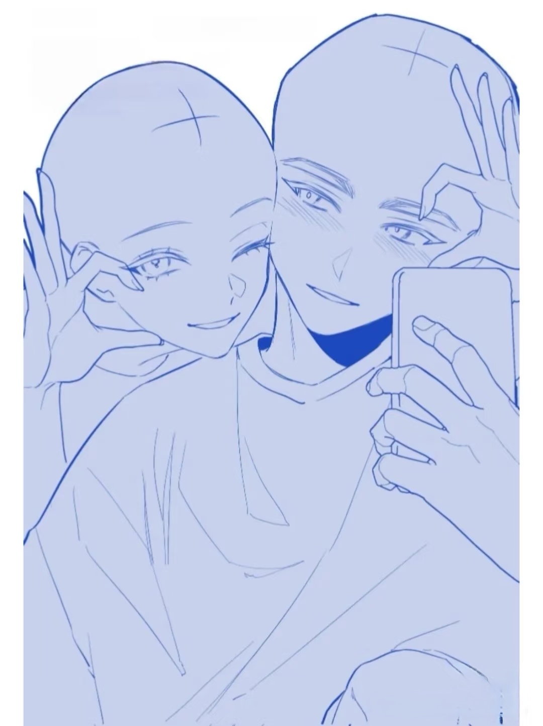 绘画模板|双人互动