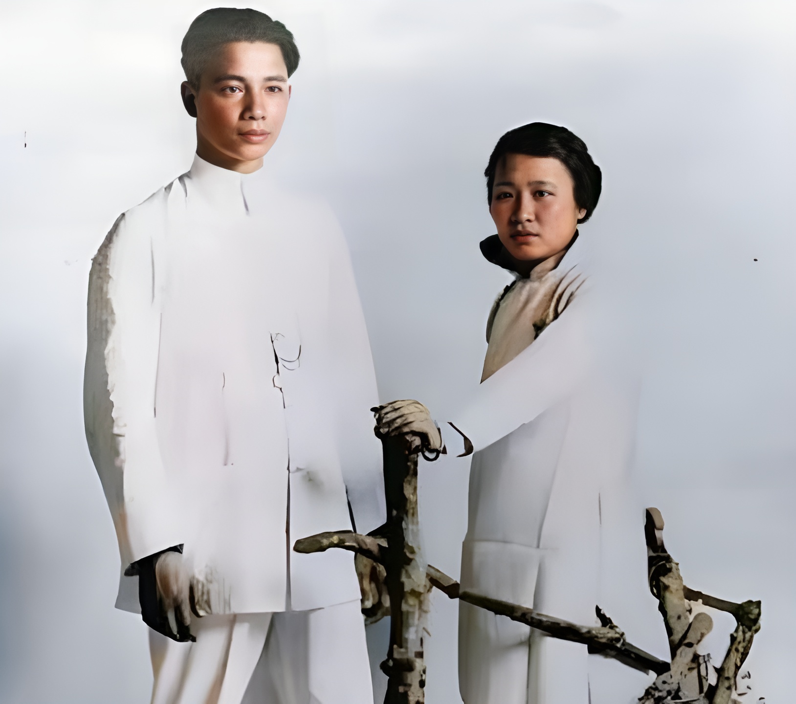 这是1946年4月,在苏州看守所,民国头号汉奸汪精卫夫