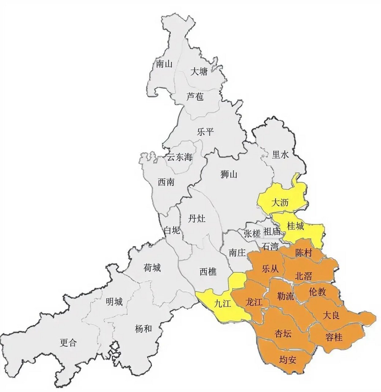 佛山市五区目前状态: 禅城区:地盘最小资源最多,市政府驻扎地,享受全