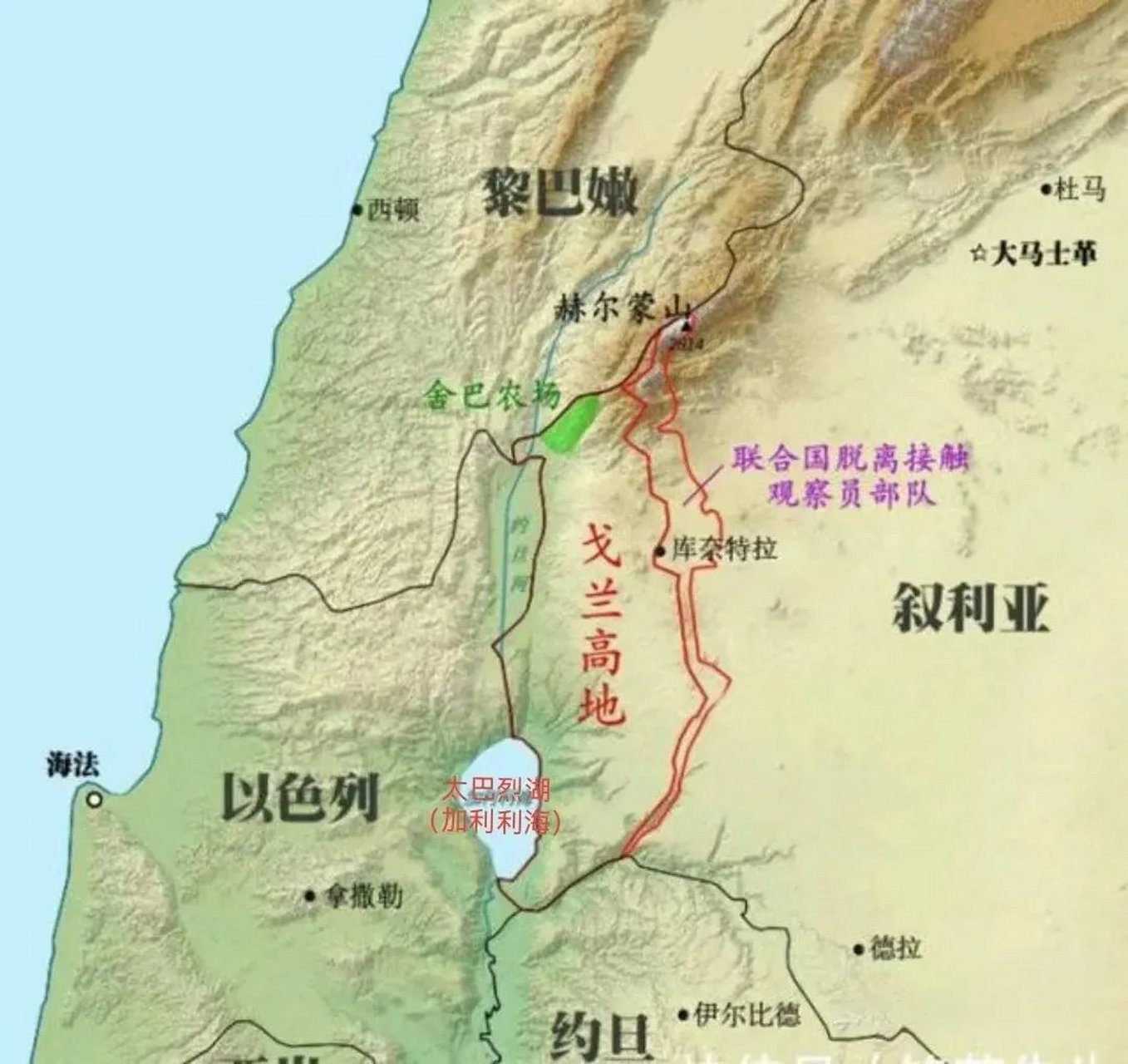 戈兰高地-中东水塔,戈兰高地被称为中东地区的"水塔",每年年降水量约