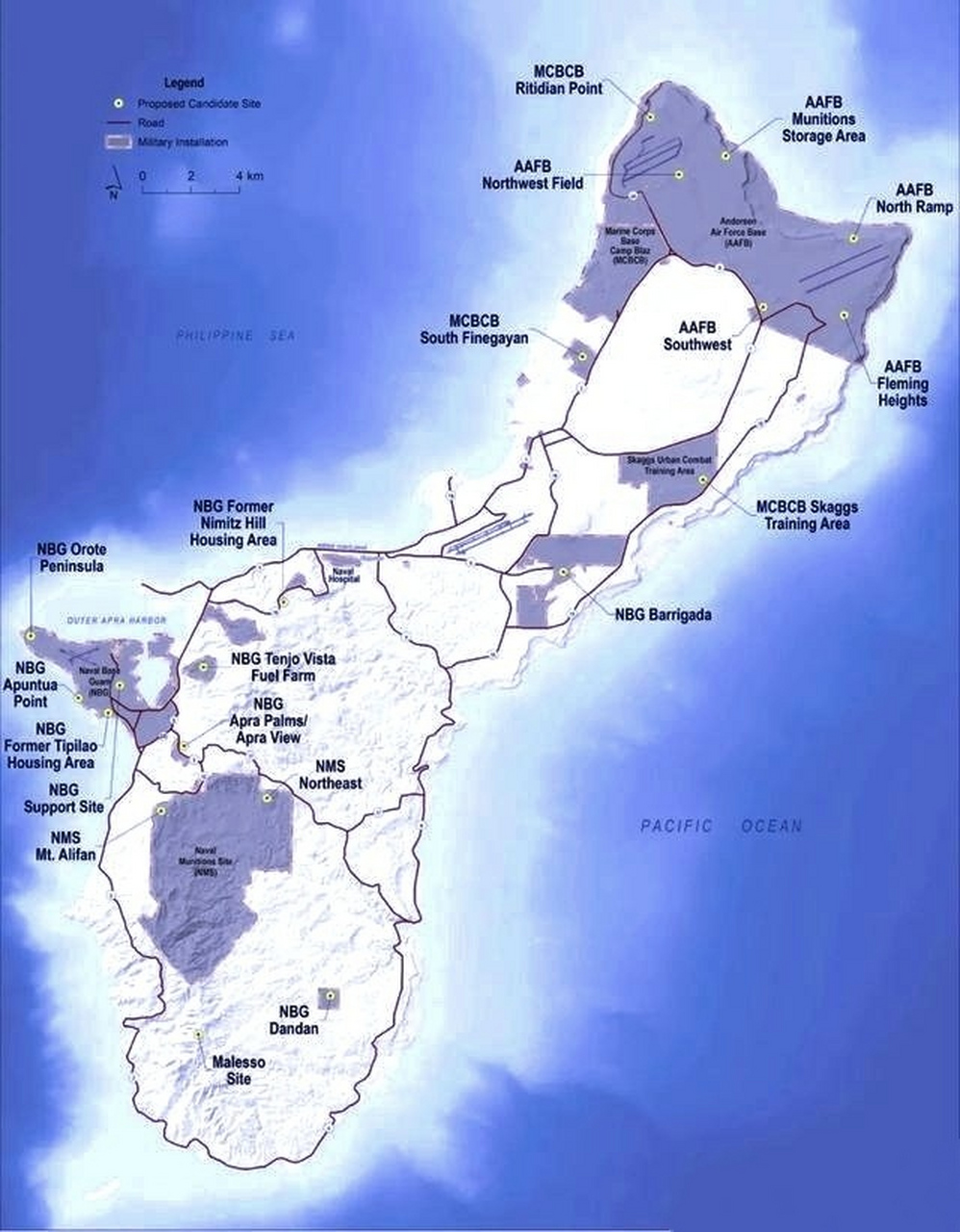 关岛,总面积549平方公里,略大于中国第四大岛舟山岛,为美国"非正式的