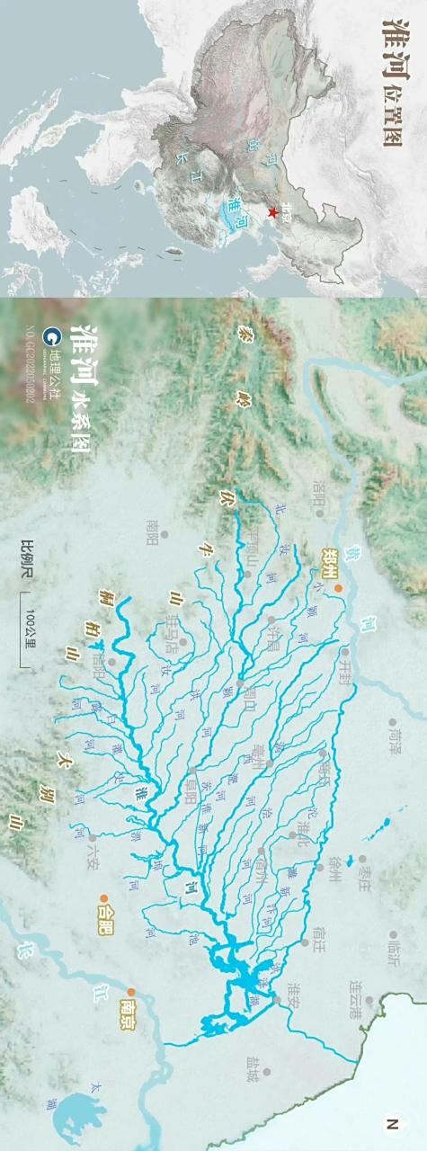 淮河这水系也太密集了…看了这图也大概明白为什么安徽北部与河南省的