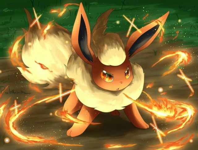 帅气可爱的火伊布