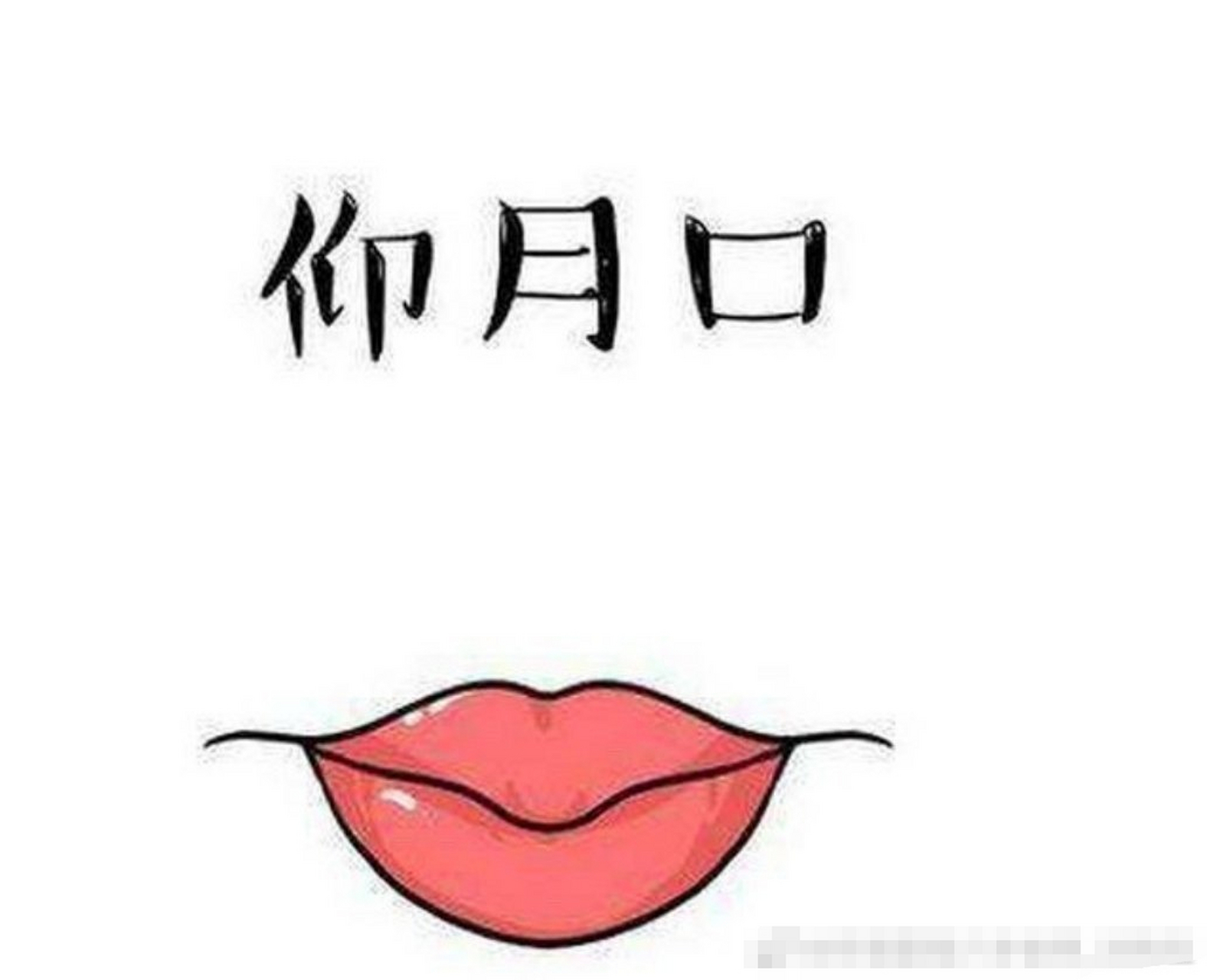 [cp]仰月嘴,也叫仰月口,最主要的特征为口型端正,两边嘴角微微向上