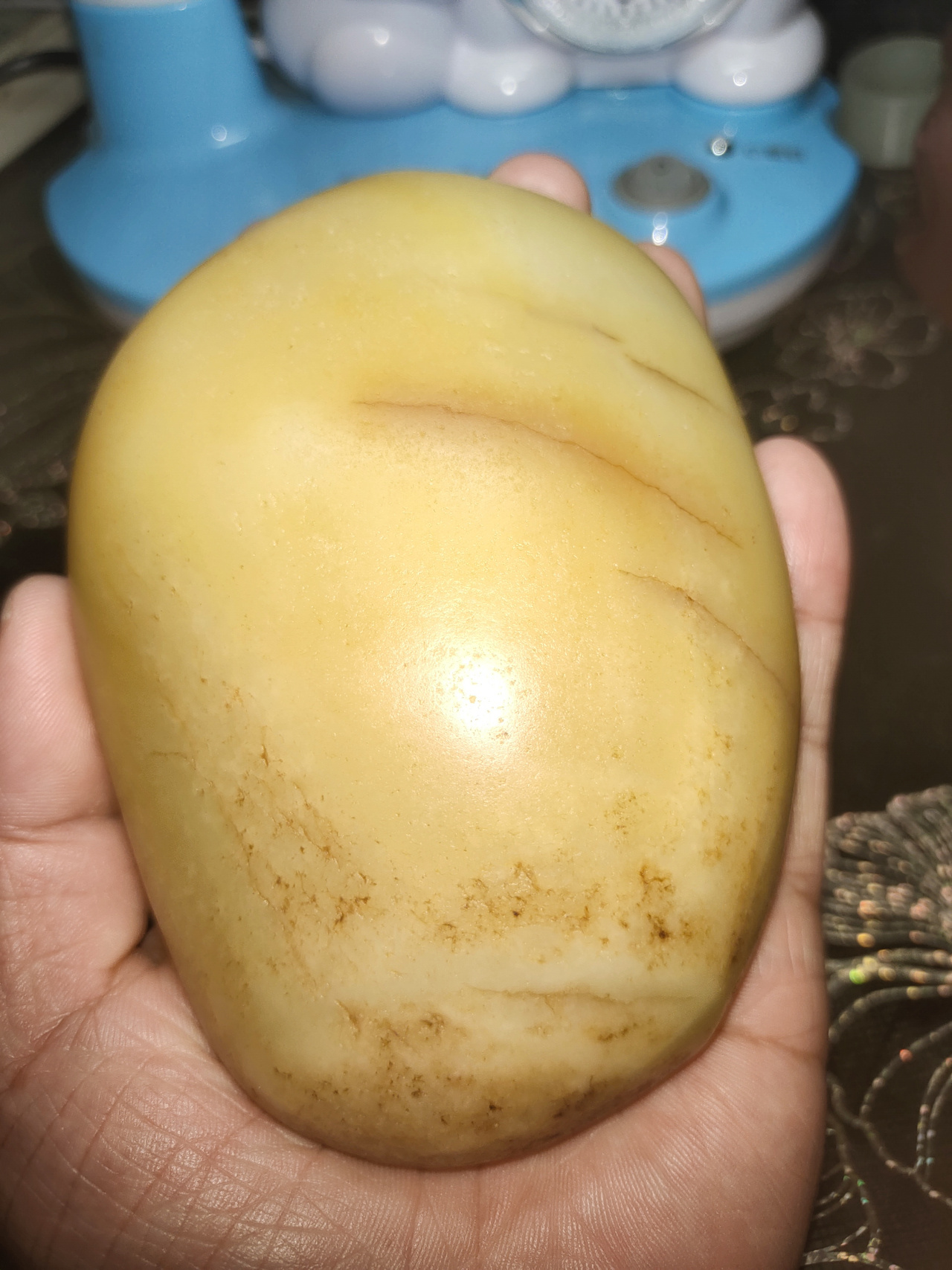 和田籽料黄金皮,大巧不工.