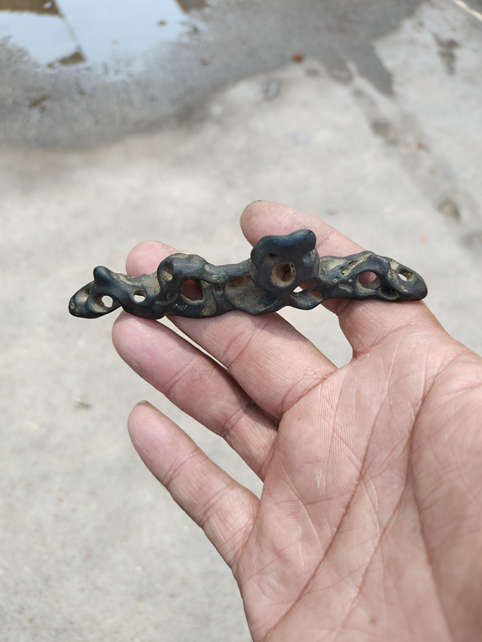 青铜笔架 小巧珑珑制作精良