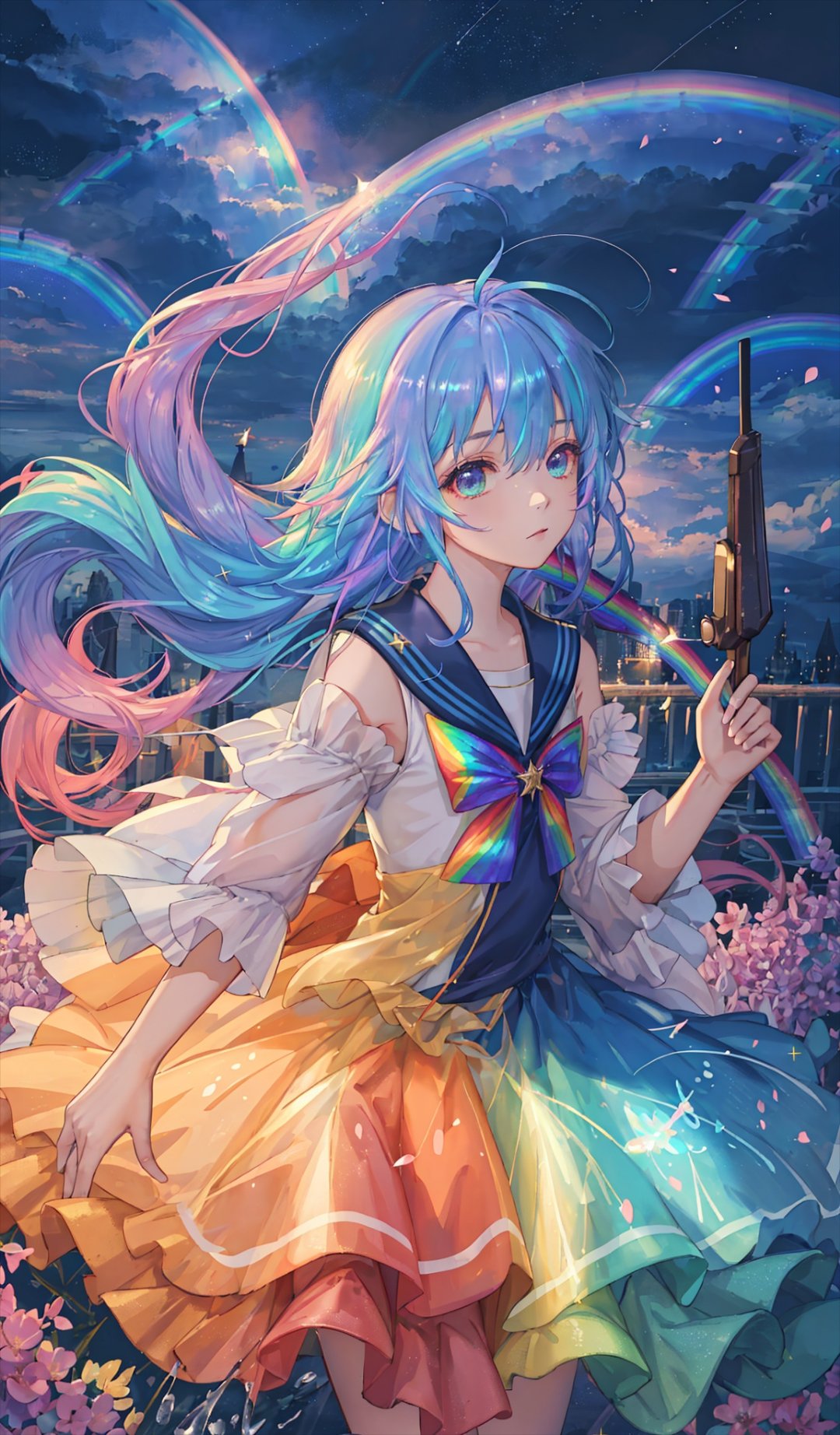 彩虹女神 #动漫头像# #动漫壁纸