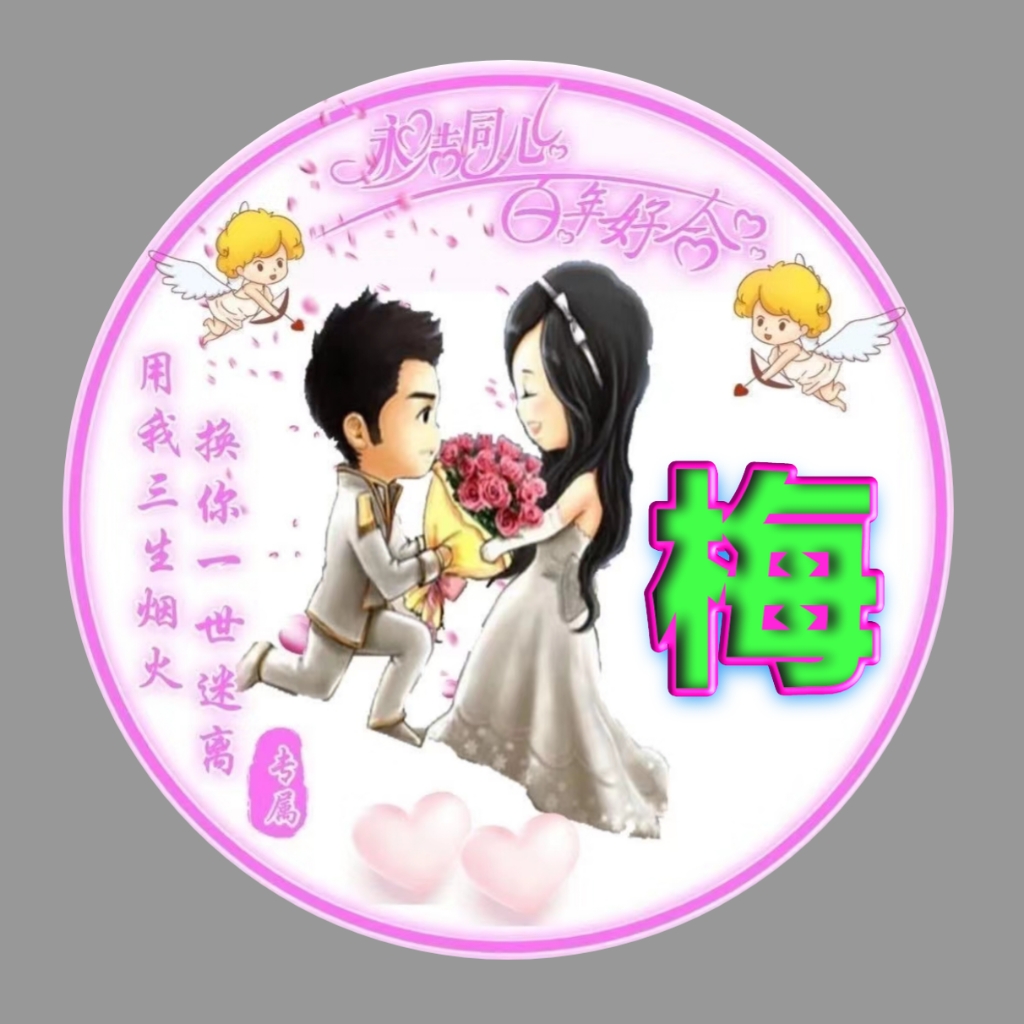 为你量身定做的专属你的姓氏头像,执子之手,与子偕老.#动态连更挑战