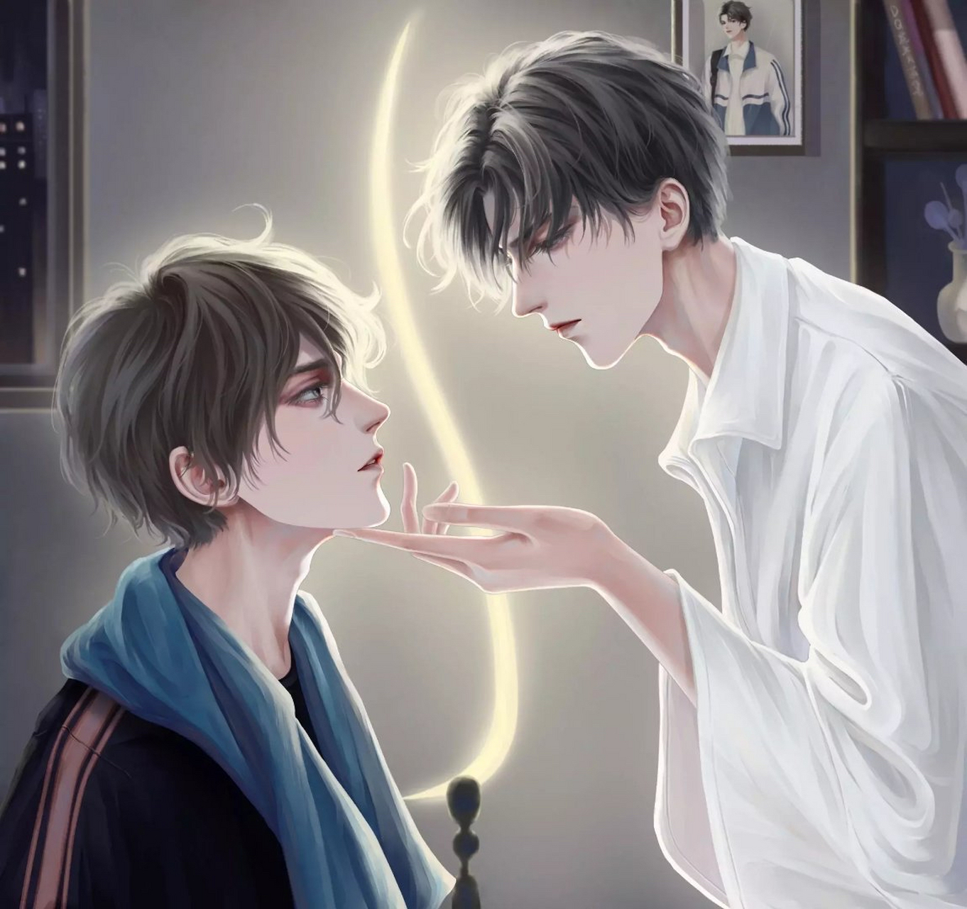 视频图片(画师:花青)来源网络 禁删禁盗 《某某》by木苏里 纯爱小说不