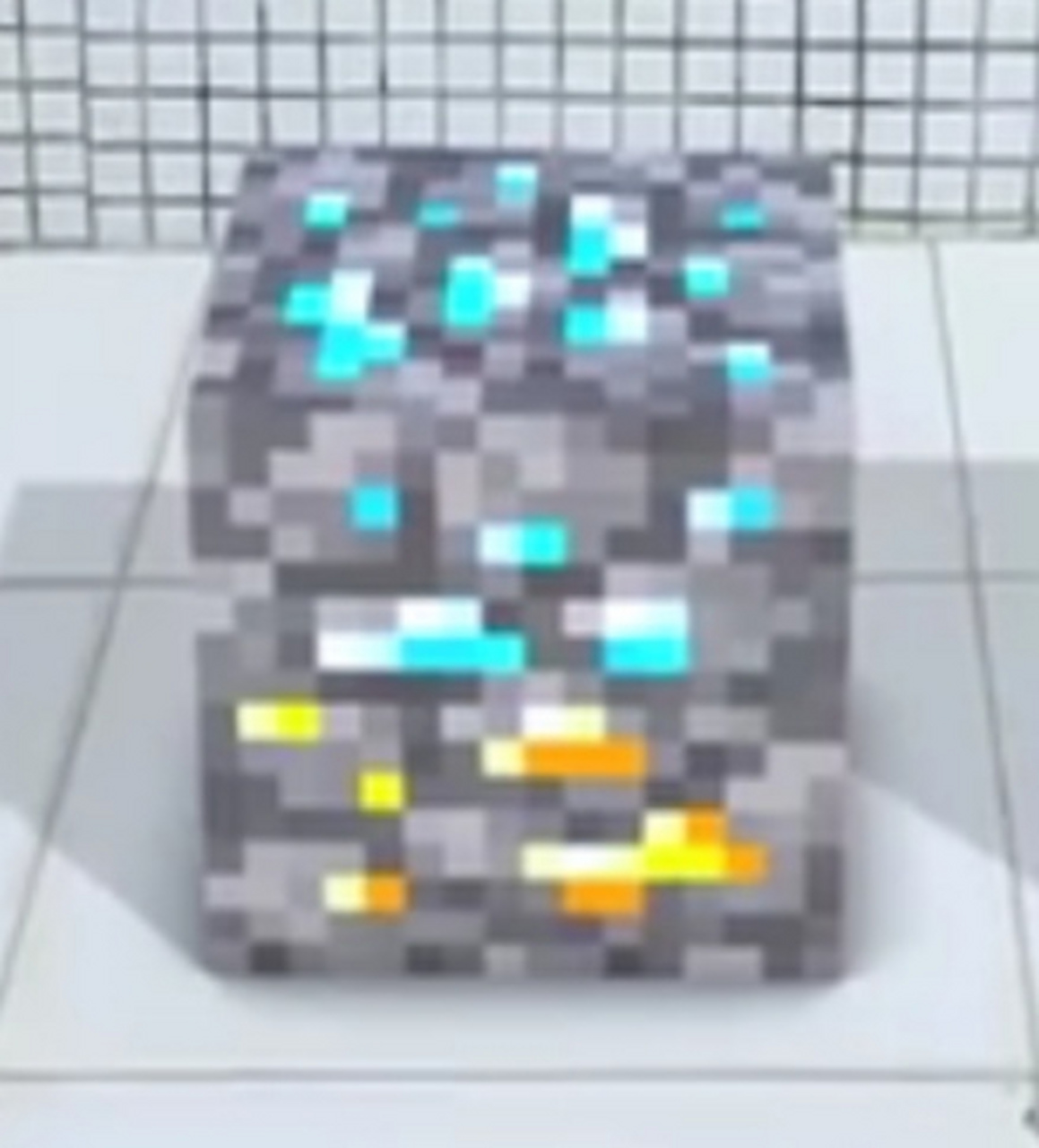 不对,这是个什么鬼[滑稽],钻石 黄金 圆石 合体了[滑稽]?