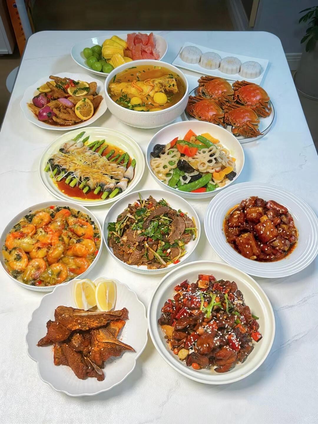 妈妈做的饭菜,好好吃呀!