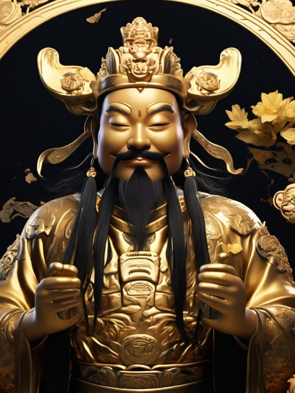 黄金财神,你发财我发财大家一起来发财,时来运到人旺财,富贵人家