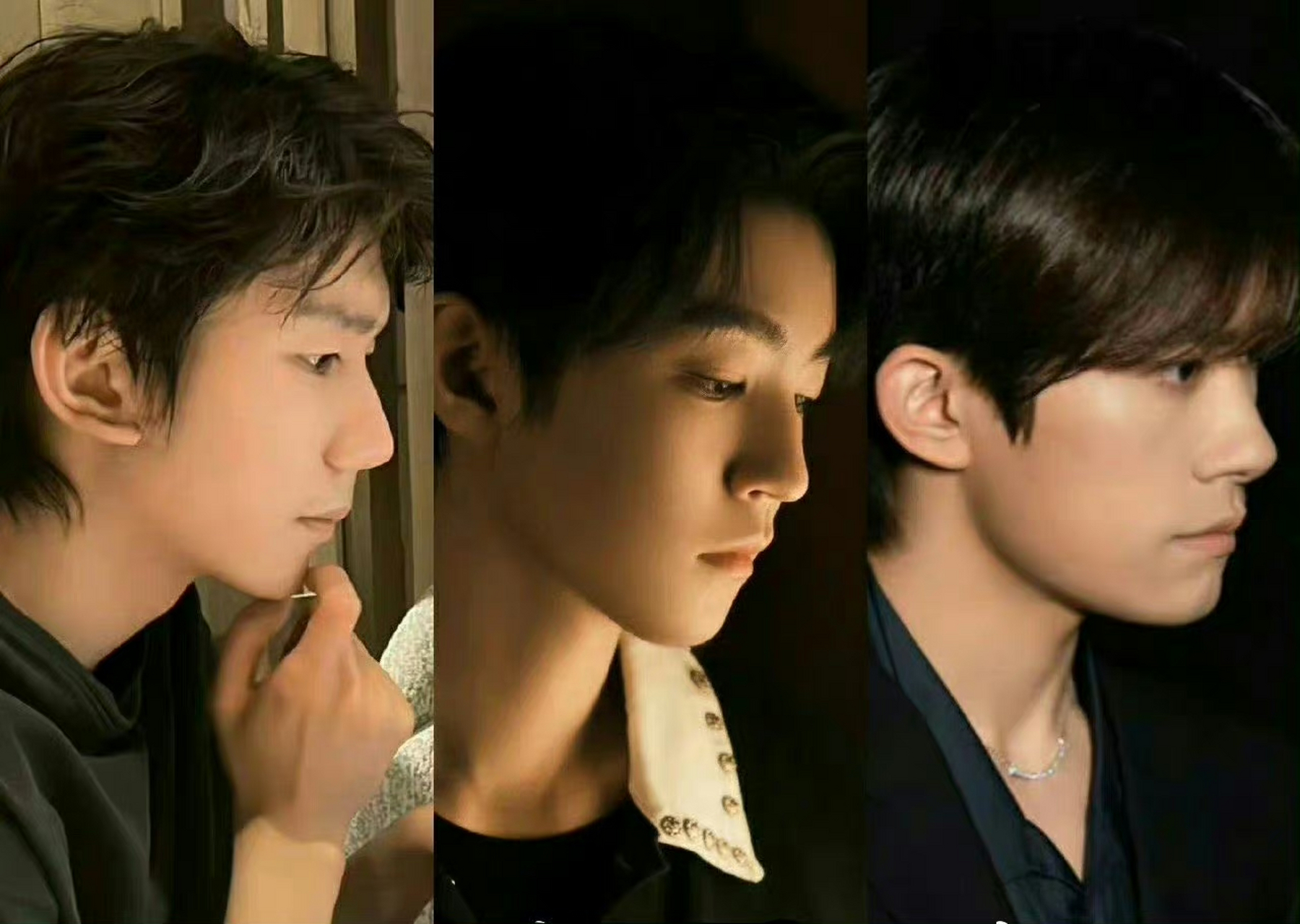 tfboys王俊凯,王源,易烊千玺的侧颜照,你觉得谁的侧脸颜值更优越?