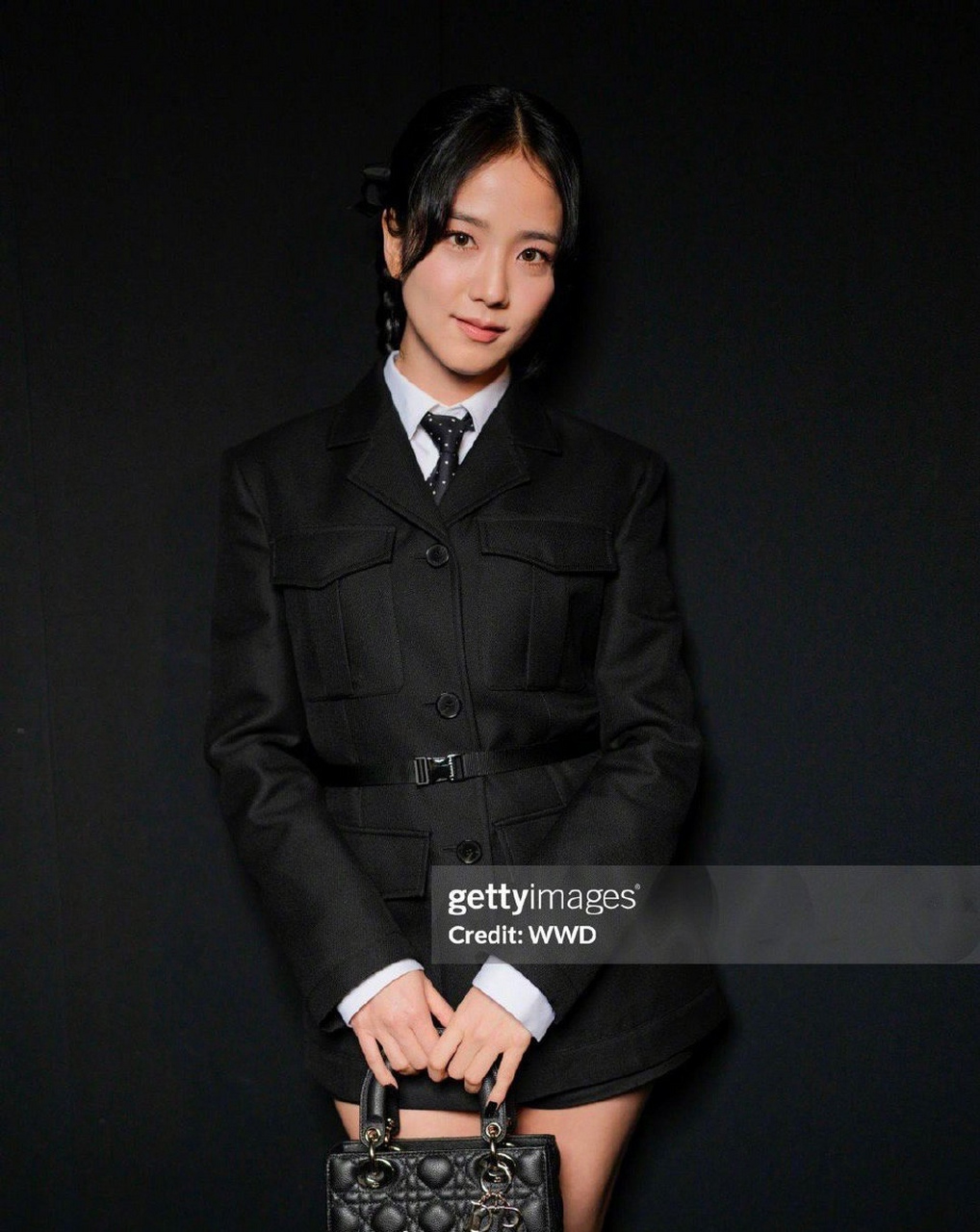 blackpink成员巴黎时装周的g社生图,金智秀jisoo,朴彩英ros07