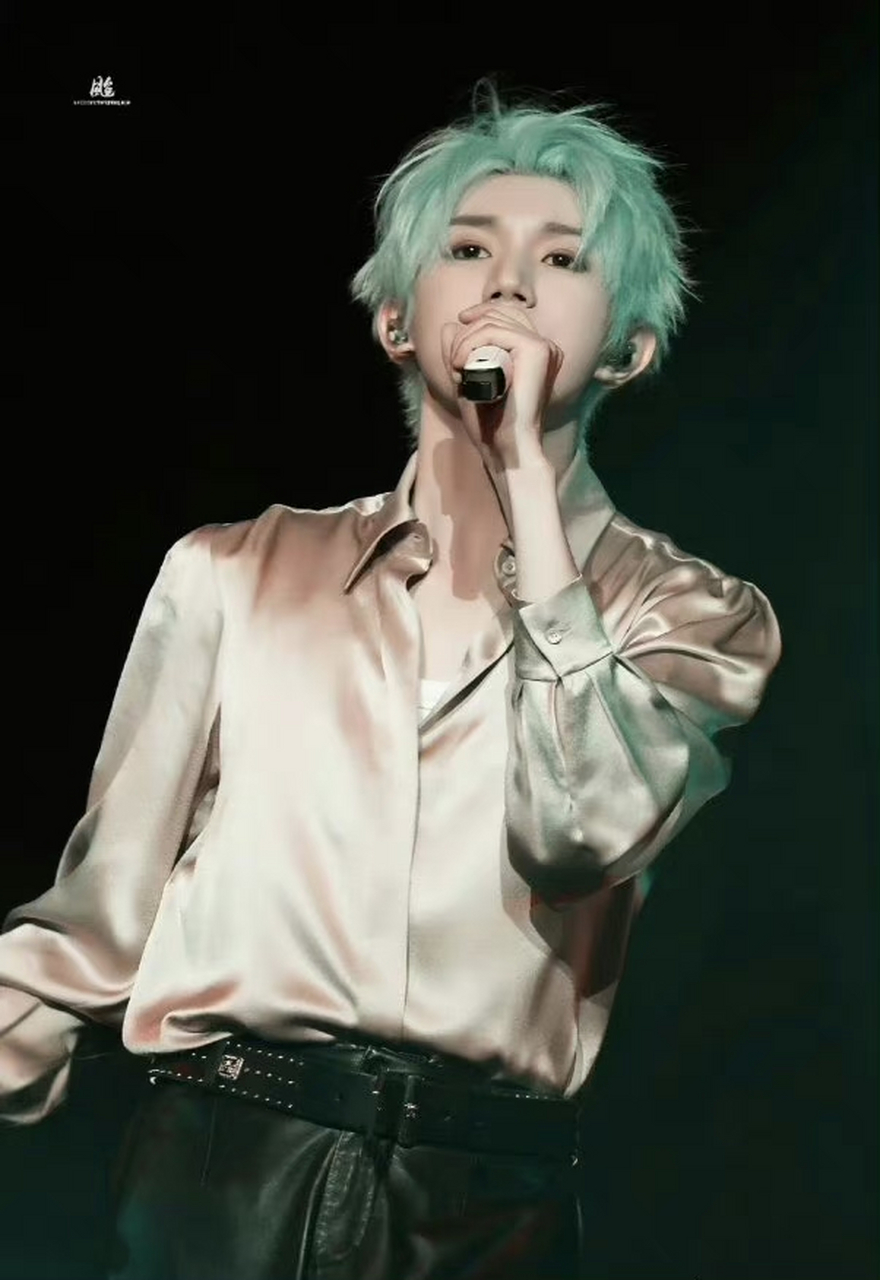 tfboys王源和时代少年团张真源的演唱会绿海,tf家族一代和二代的联动!