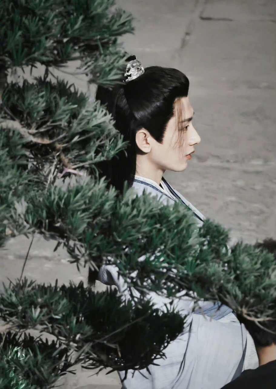 成毅《英雄志》路透图,这个侧颜你给打几分?