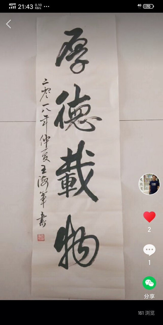 王海军书法作品