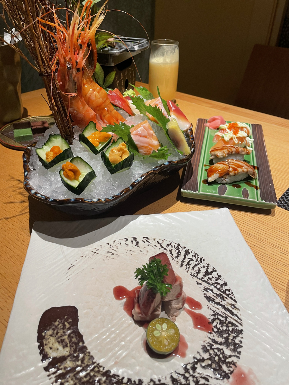 刺身配鹅肝 夏日乐悠悠