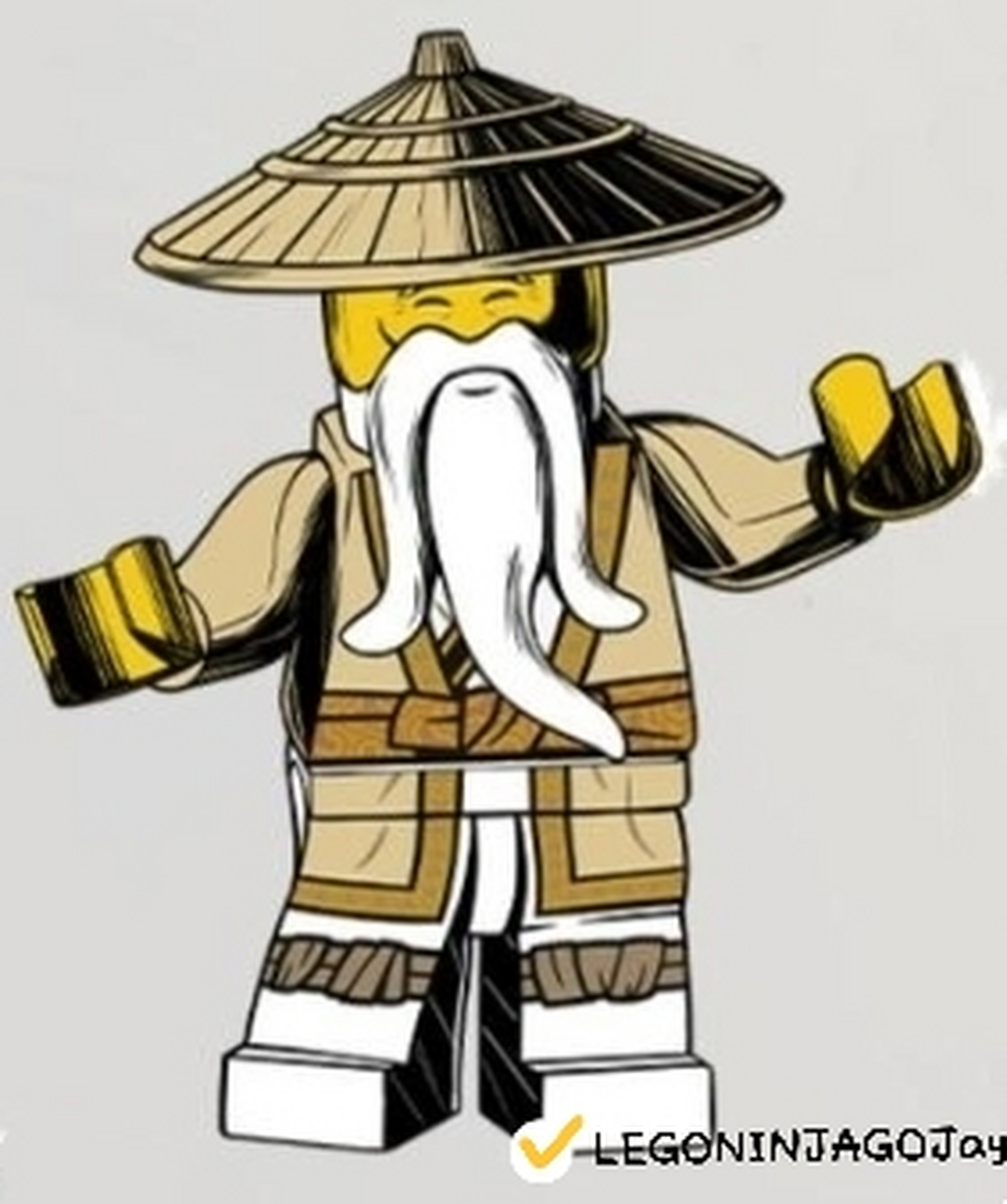 乐高幻影忍者16季吴大师漫画形象曝光!