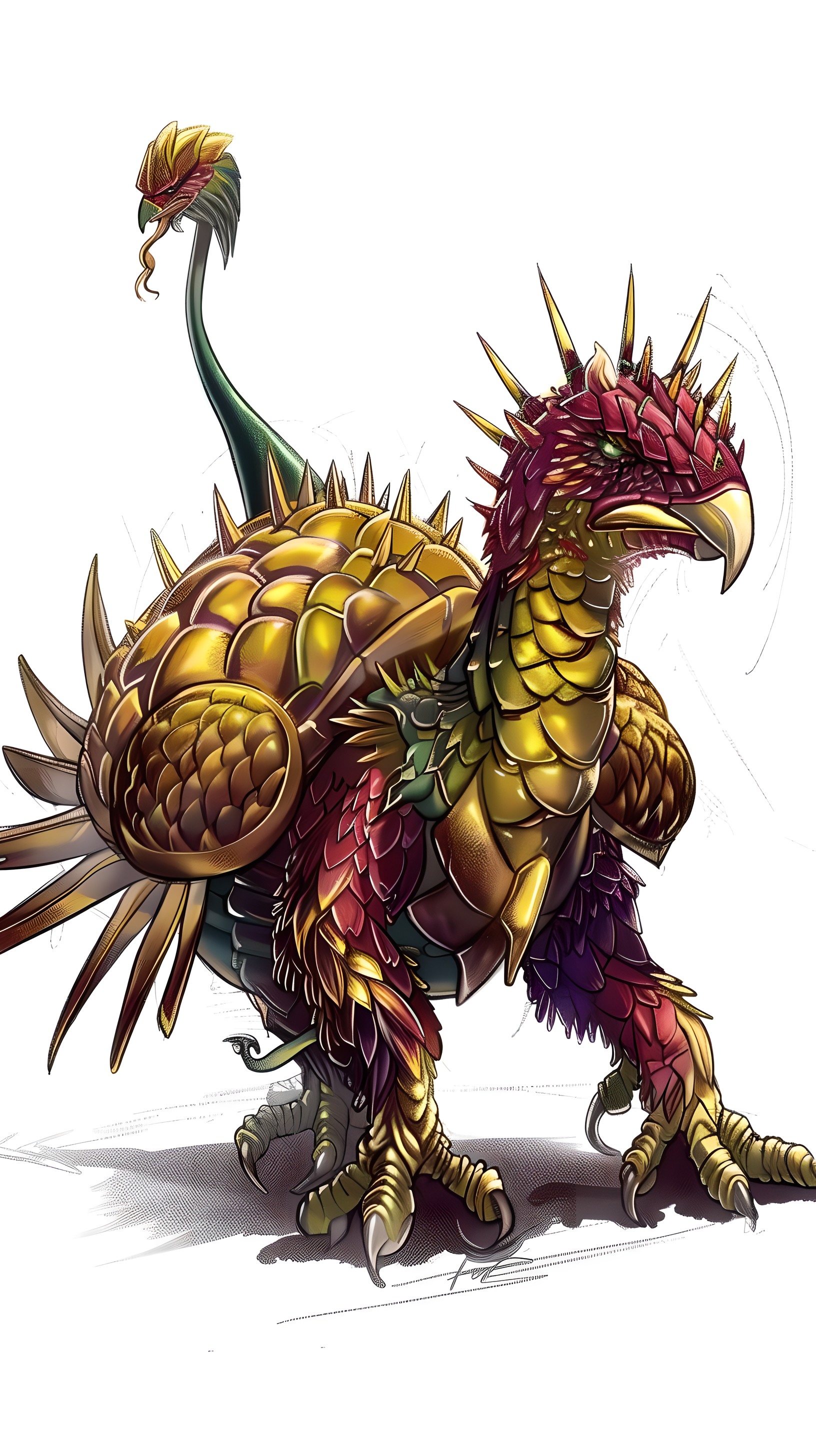 山海经神兽:旋龟.