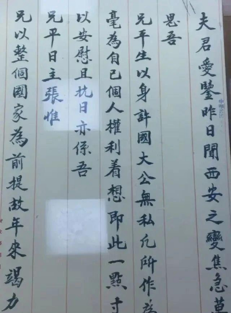 仅凭这手字就可传世
