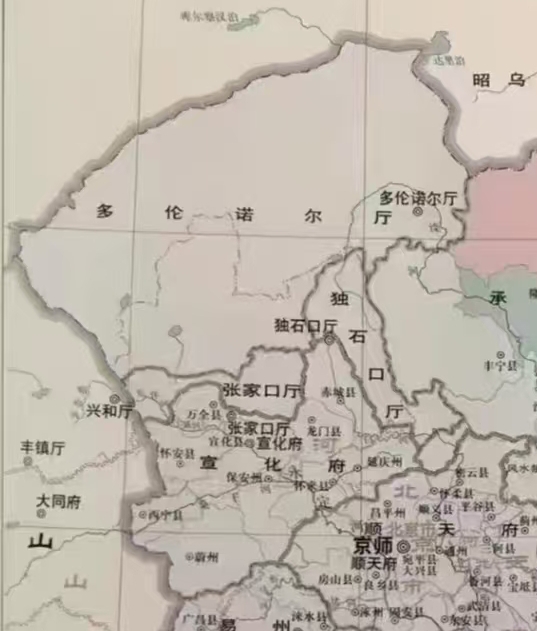 坝上政区演变,古代至民国初期:张北,康保等地在明清属察哈尔旗牧地