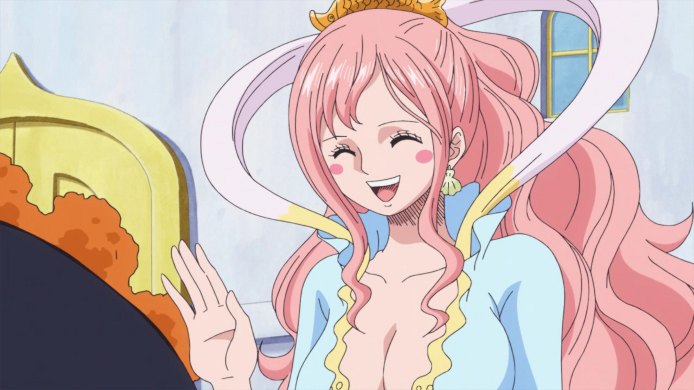 谁能拒绝可爱又善良的人鱼公主呢[色][色][色]#海贼王# #经典动漫