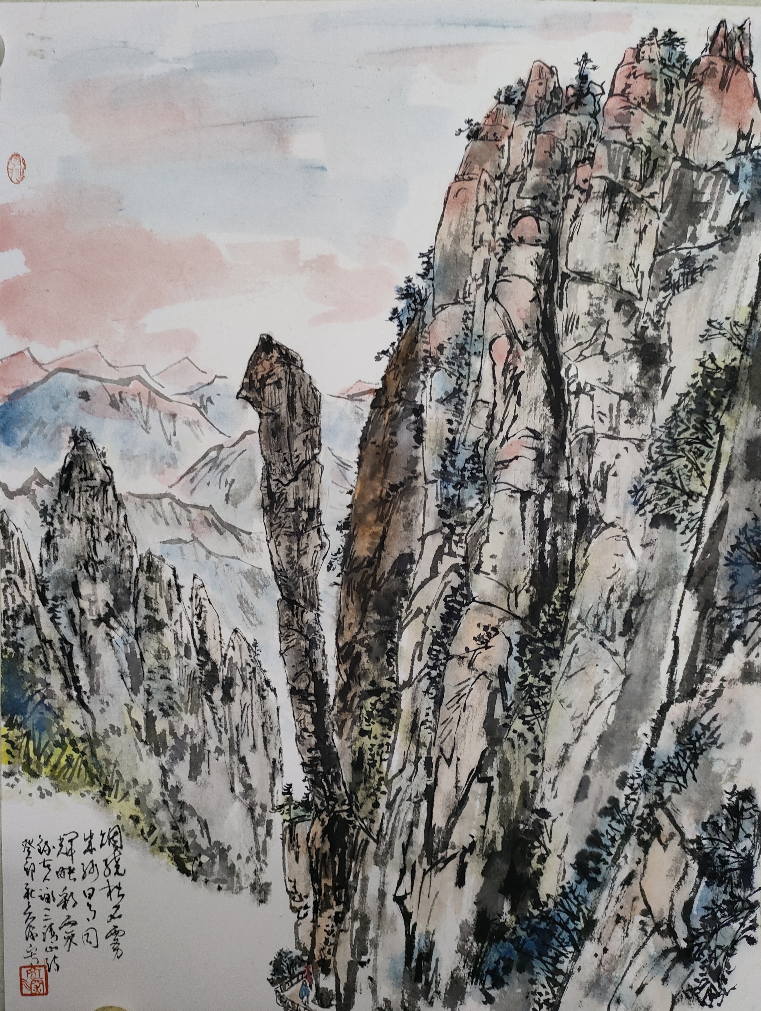 三清山,峰峦叠翠,岩石叠嶂,中国画笔下描绘的壮丽山水令人陶醉.