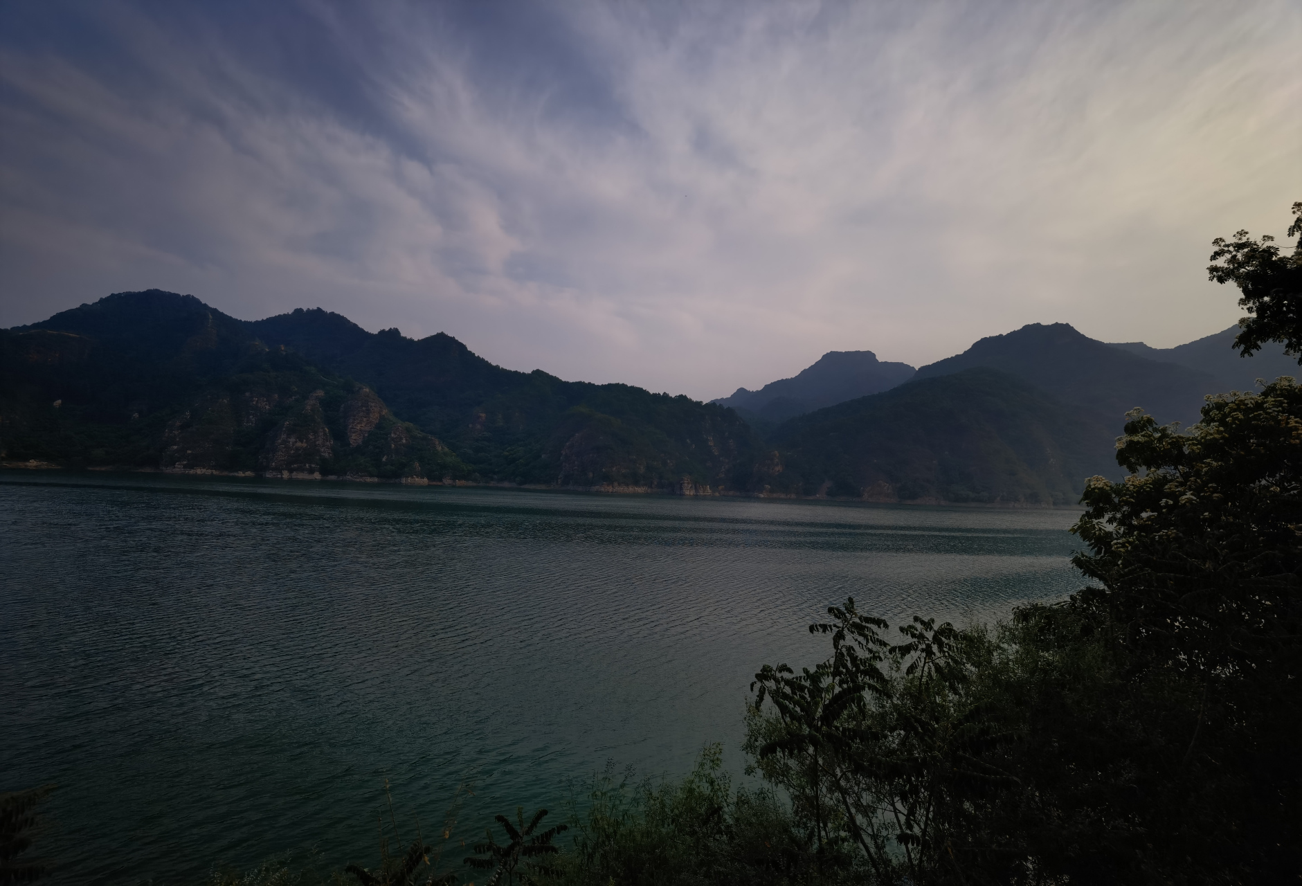 生活匆忙,别错过日落与夕阳～～平谷黄松峪水库[期待]