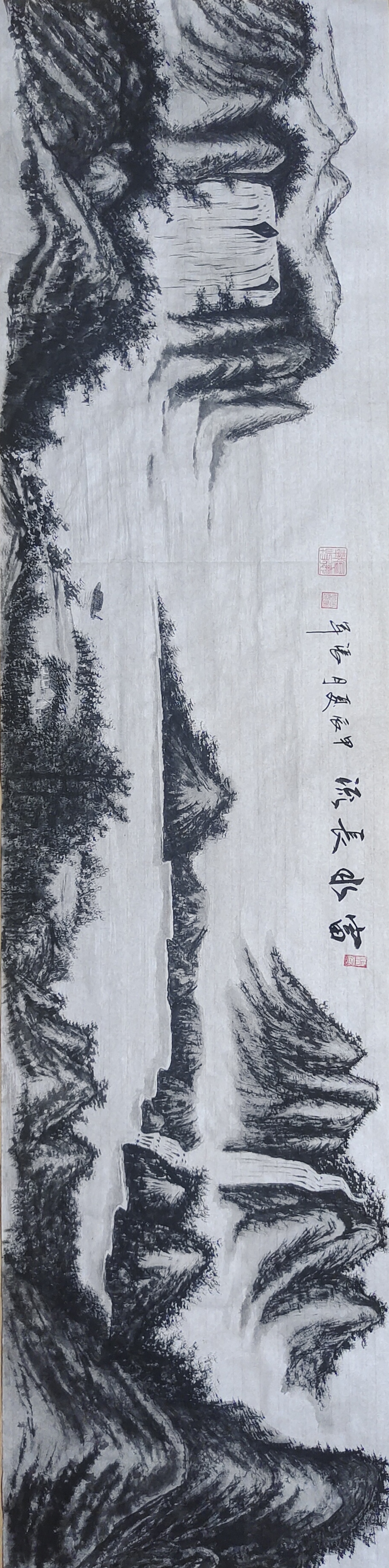 国画山水横幅