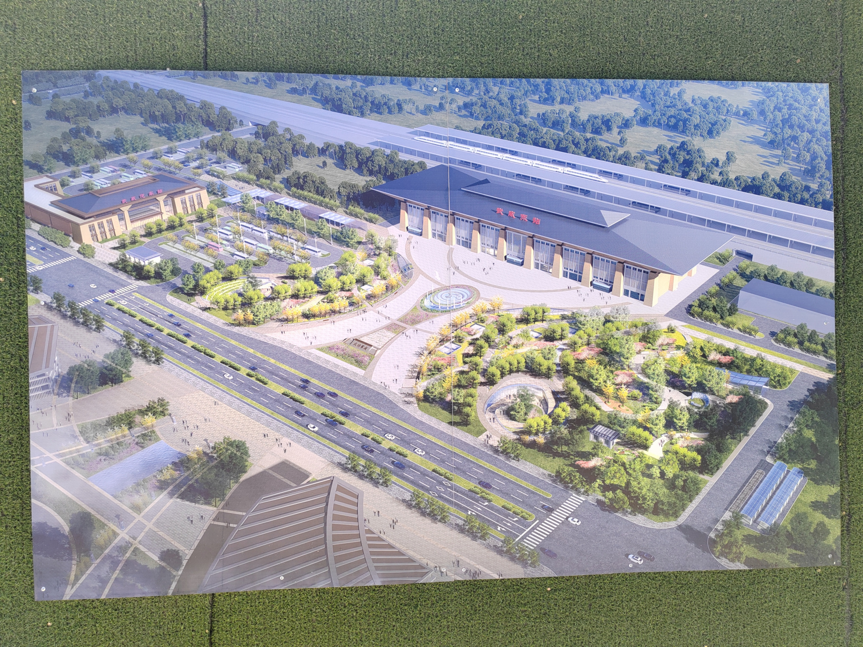 武威高铁站正在建设中,预估2024年8月建成通车,兰州回武威的小伙伴们