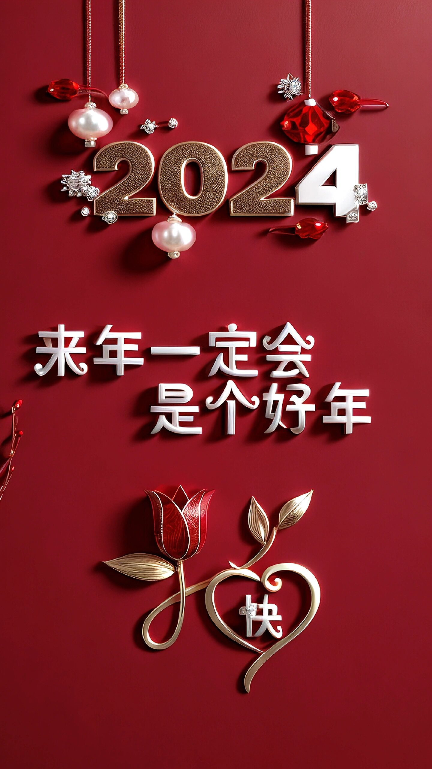 2023再见2024你好!新的一年新起点#最靓头像壁纸征集赛