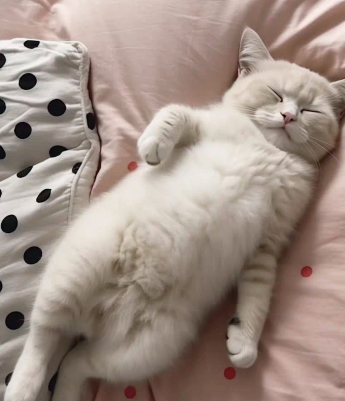 "仰睡喵儿,爬睡狗",这睡姿真是……[喵喵]#猫咪