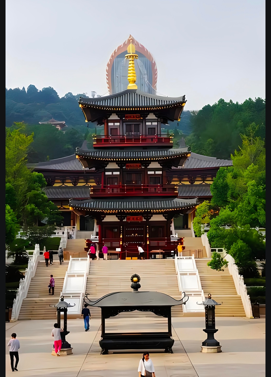 庐山东林寺净土念佛道场.
