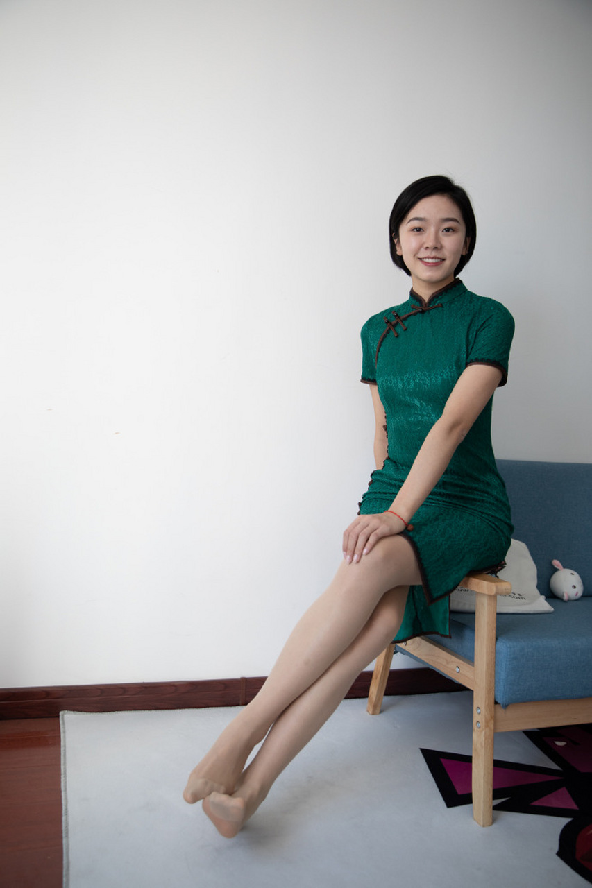 肉丝旗袍,很有民国范儿