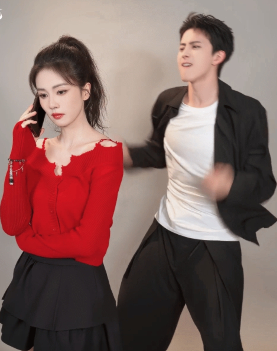 白鹿敖瑞鹏合照