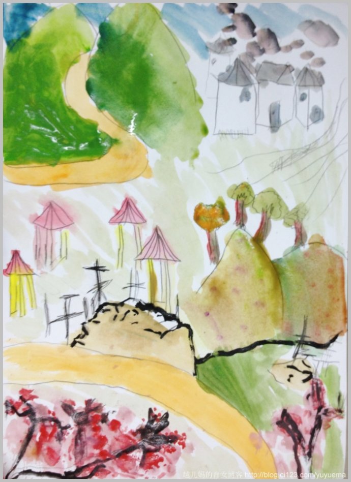 宋邵雍·《山村咏怀》一去二三里,烟村四五家.