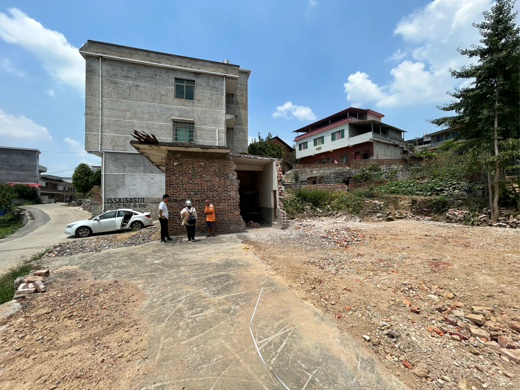 湖南邵陽隆回佔地120平三層小別墅現場#農村建房的事# #匠新科技# #匠