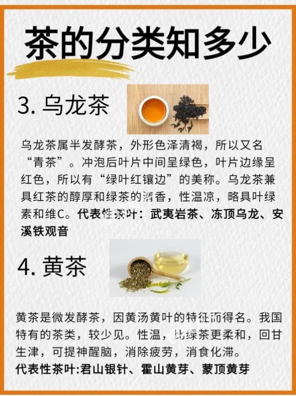 六大类茶都有哪些,红茶,绿茶,乌龙茶,黄茶,黑茶,白茶傻傻分不清楚,一